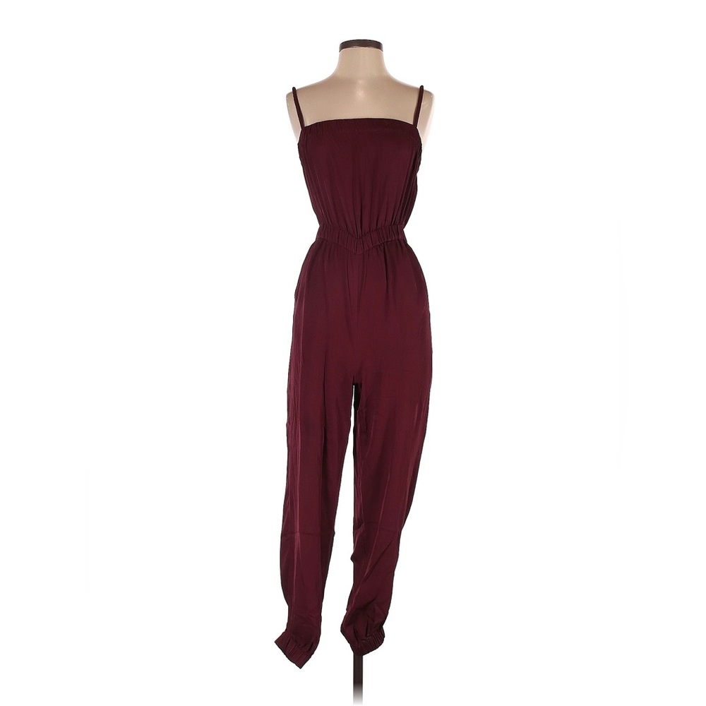 Everlane Burgundy Jumpsuit